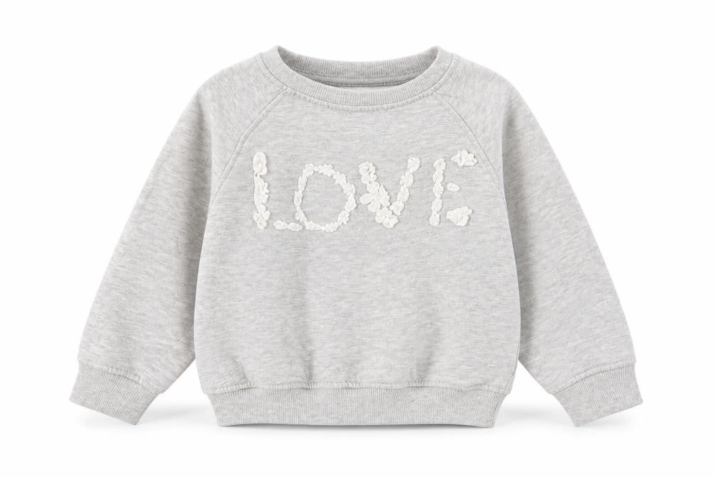 Next Boys Grey  Cotton Pullover Sweatshirt Size 4 Years