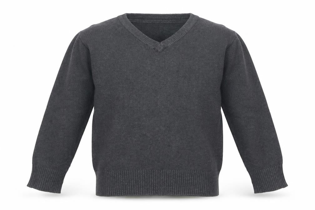 Marks & Spencer Boys Grey  Cotton Pullover Sweatshirt Size 4-5 Years   - SCHOOL