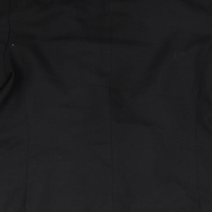 Preloved Debenhams Womens Black  Polyester Jacket Suit Jacket Size 14 - Label