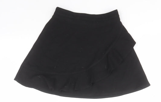 George Girls Black  Polyester A-Line Skirt Size 5-6 Years  Regular