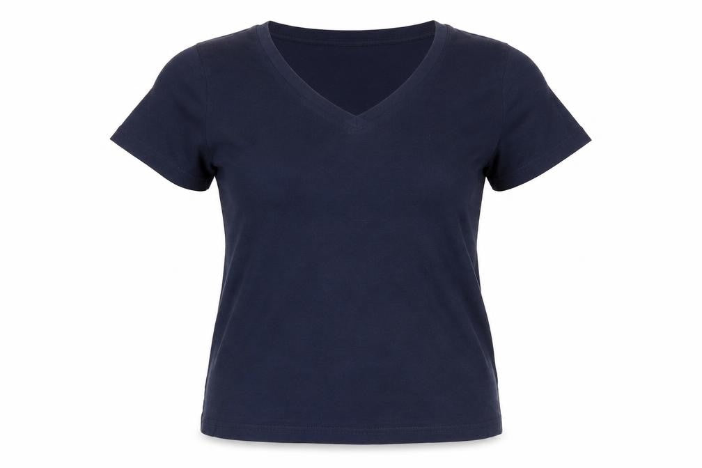 F&F Womens Blue Solid Cotton Top Pyjama Top Size 8