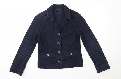 Tresors de Oceans Womens Blue   Jacket  Size S