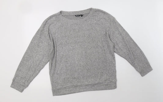 Golddigga Womens Grey  Viscose Top Lounge Set Size M