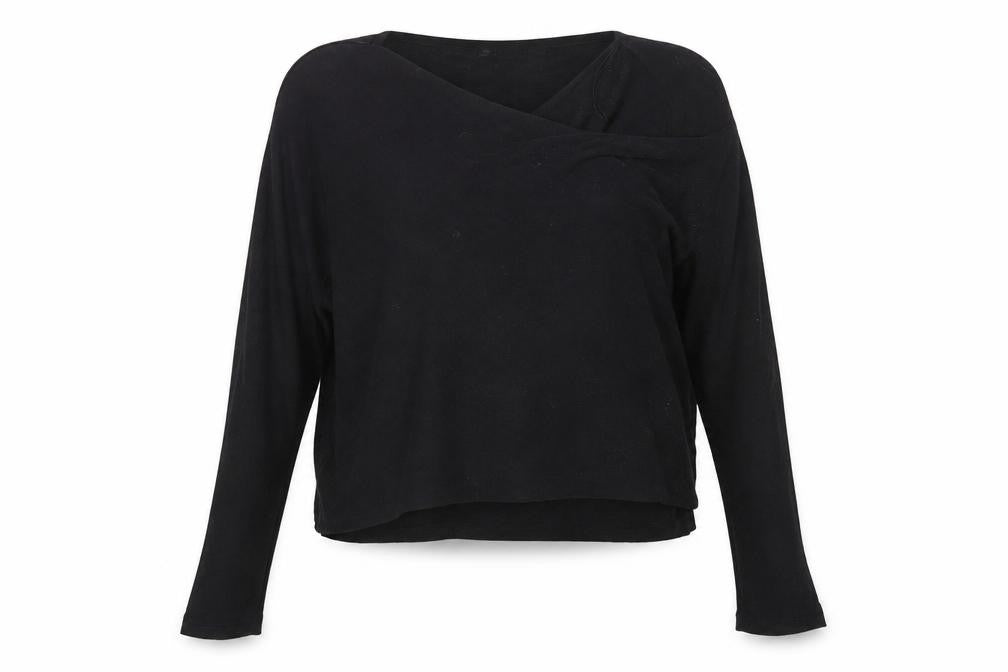 Red Herring Womens Black V-Neck  Cotton Cardigan Jumper Size S