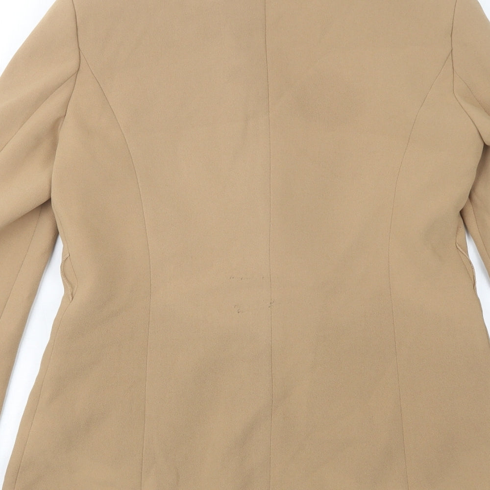 TM Womens Beige   Jacket Suit Jacket Size M