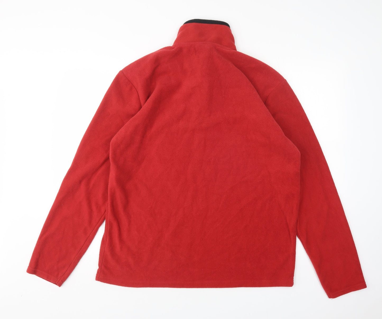 Atlas Mens Red  Polyester Pullover Sweatshirt Size M