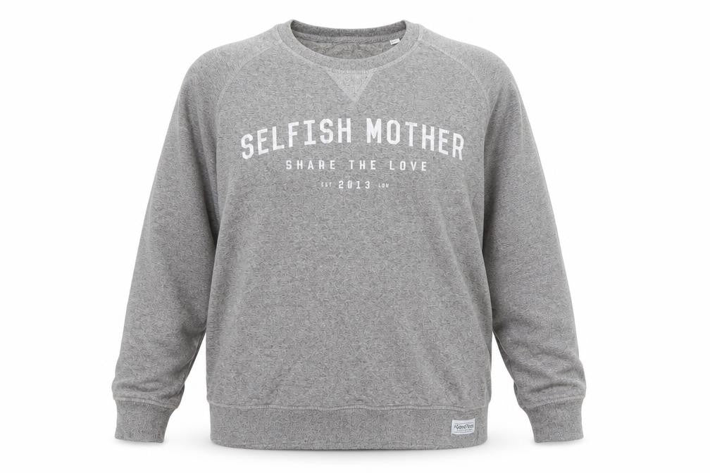 Stanley / Stella Womens Grey  Cotton Pullover Sweatshirt Size XL