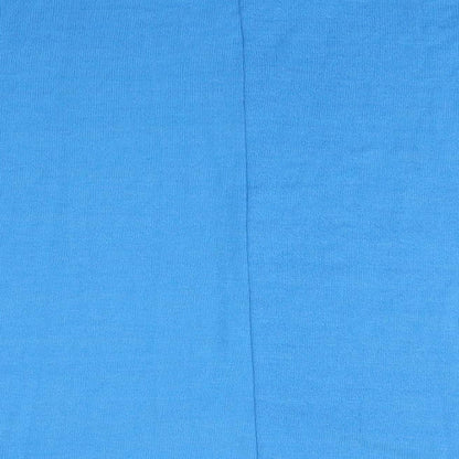 Zansea Womens Blue Round Neck  Polyester Pullover Jumper Size L   - Sky Blue Subtle batwing