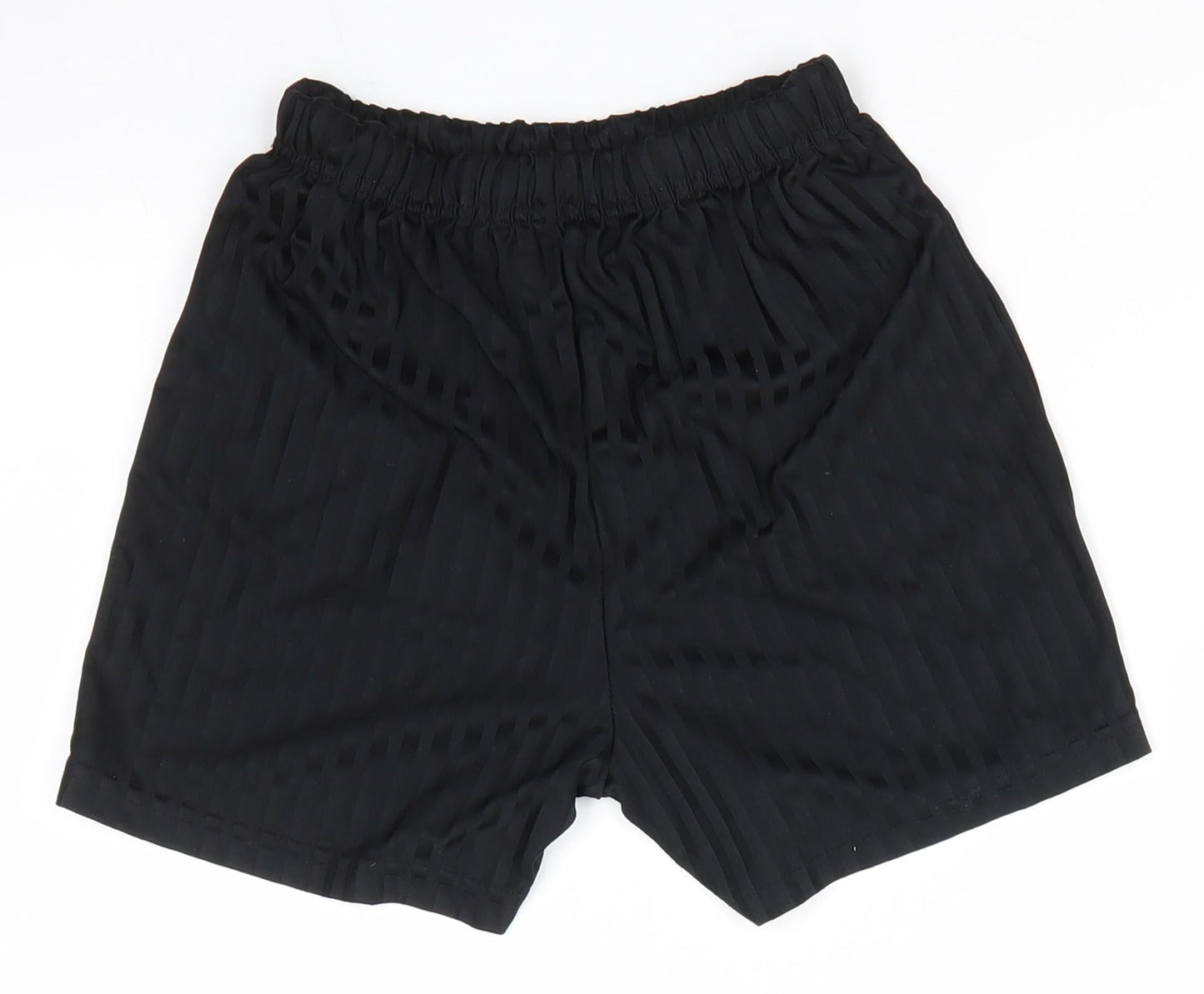 Matalan Boys Black Striped Polyester Utility Shorts Size 10 Years  Regular  - Same colour vertical pattern stripe