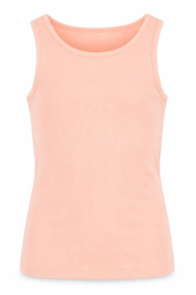 NEXT Girls Pink  Cotton Basic Tank Size 7 Years Round Neck