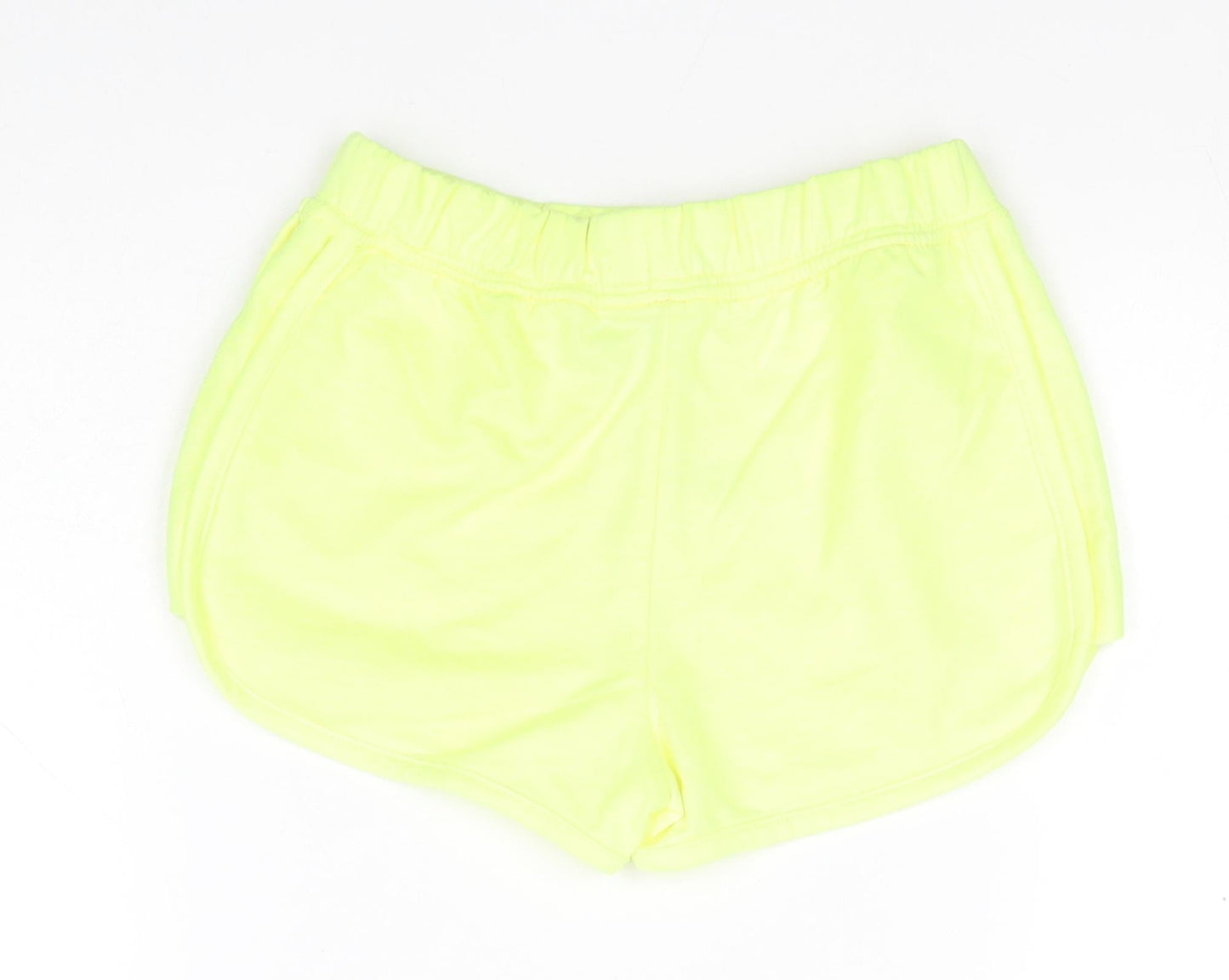 Matalan Girls Yellow  Cotton Sweat Shorts Size 7 Years  Regular
