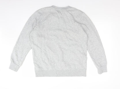 F&F Womens Grey  Cotton Pullover Sweatshirt Size L