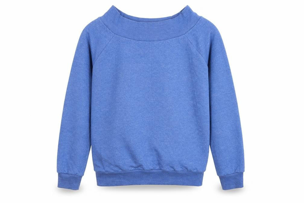 Peacocks Womens Blue  Polyester Pullover Sweatshirt Size 10
