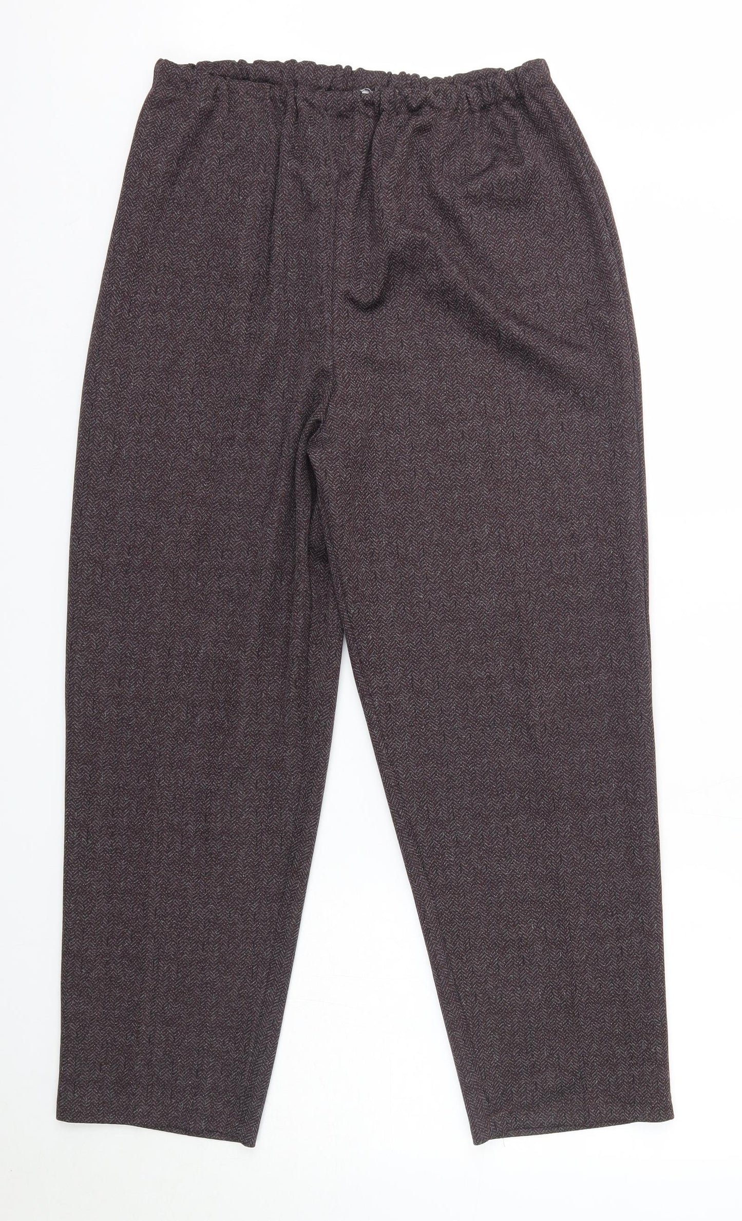 Preworn Womens Purple  Polyester Dress Pants Trousers Size 20 L27 in Regular