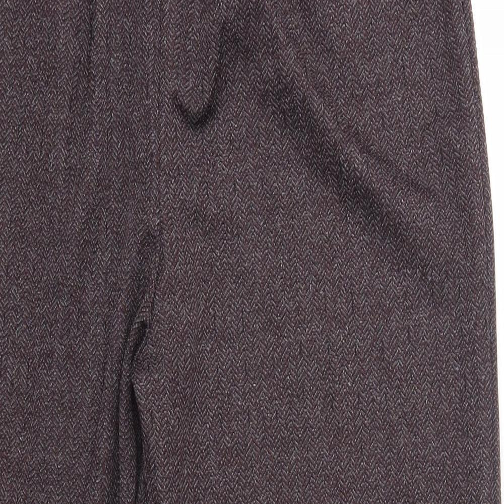 Preworn Womens Purple  Polyester Dress Pants Trousers Size 20 L27 in Regular