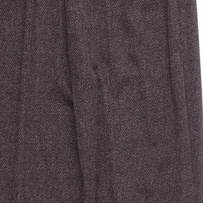 Preworn Womens Purple  Polyester Dress Pants Trousers Size 20 L27 in Regular