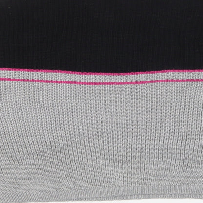 Pull&Bear Womens Multicoloured Round Neck  Acrylic Pullover Jumper Size XS
