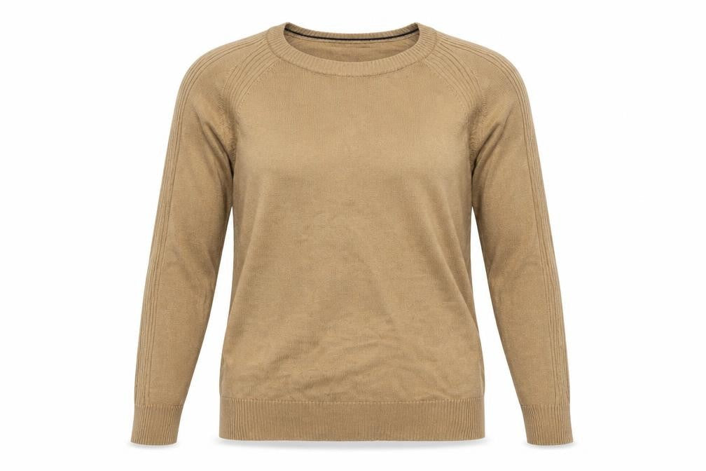 NEXT Womens Beige Round Neck  Polyester Pullover Jumper Size M