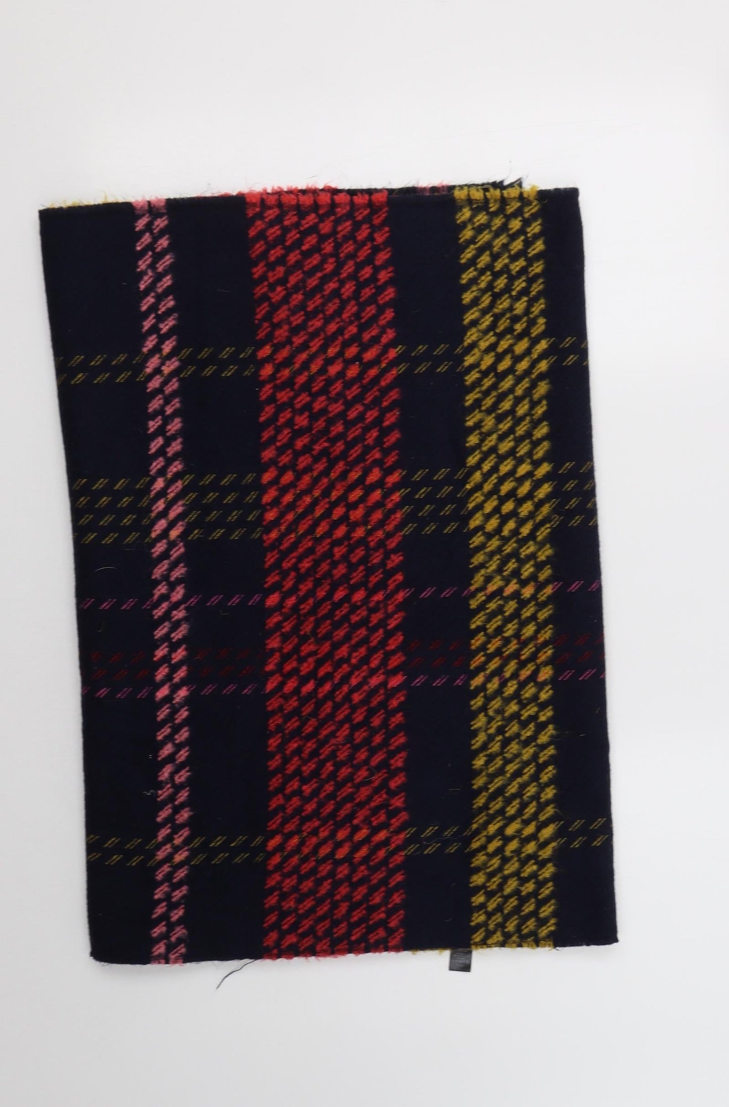 George Womens Multicoloured Check Acrylic  Shawl/Wrap