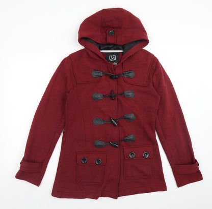 URBAN DIVA Womens Red   Trench Coat Coat Size 8