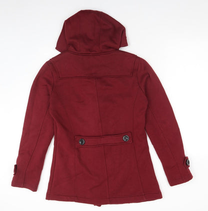 URBAN DIVA Womens Red   Trench Coat Coat Size 8