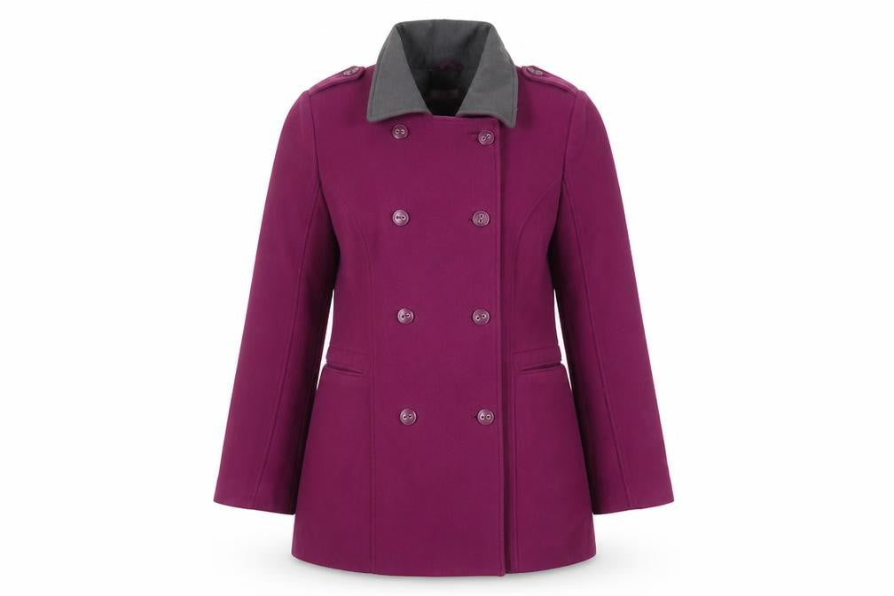 Simply Be Womens Pink   Overcoat Coat Size 14