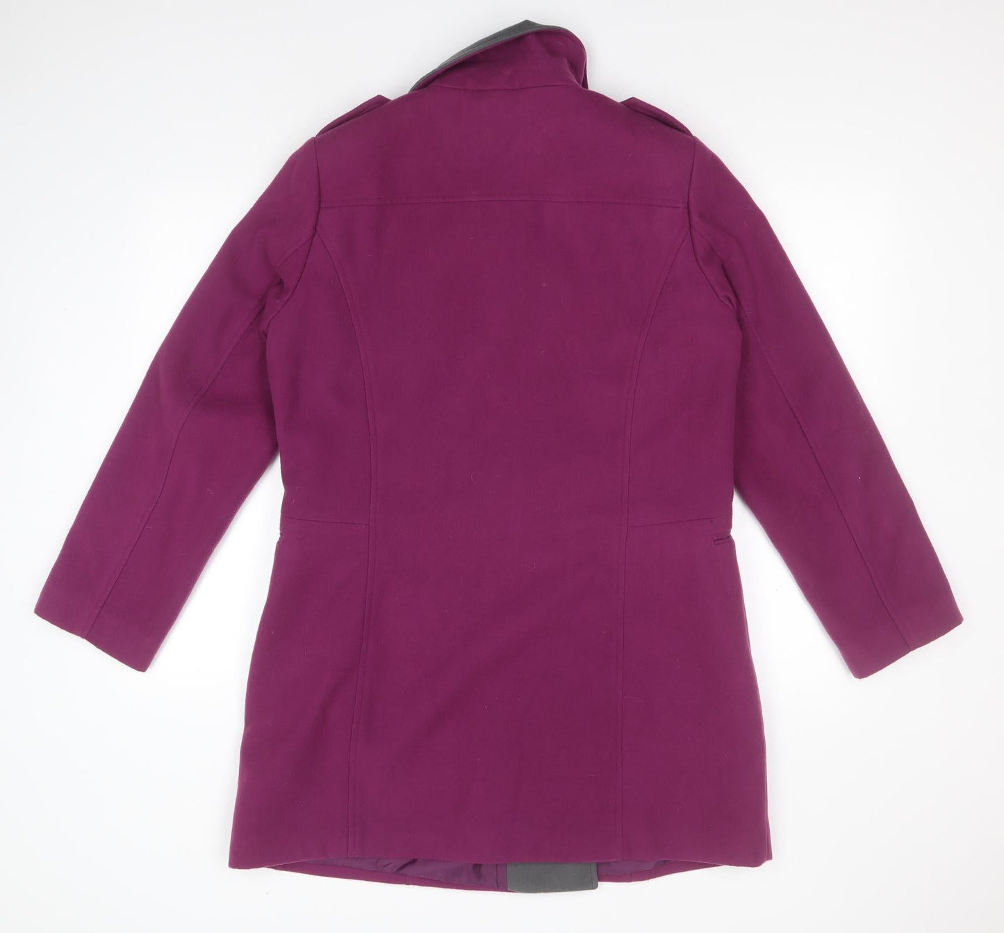 Simply Be Womens Pink   Overcoat Coat Size 14