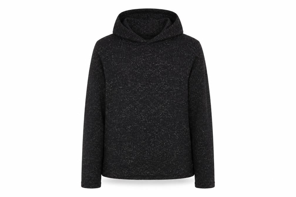 Jeff & Co Womens Black  Polyester Pullover Hoodie Size 8