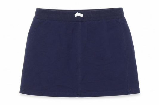 George Girls Blue  Cotton A-Line Skirt Size 9-10 Years  Regular Drawstring - Navy blue