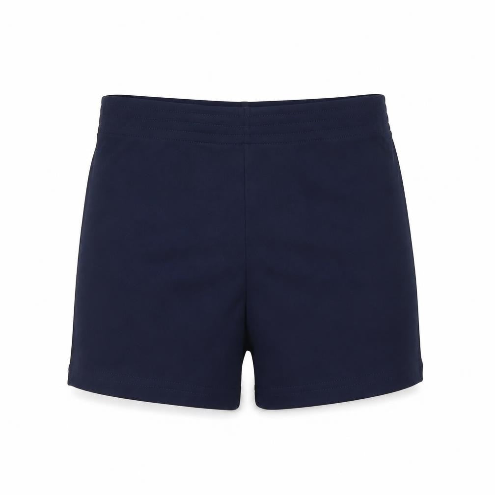 Medallion Womens Blue  Nylon Compression Shorts Size 6 L3 in Regular