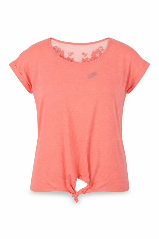 F&F Womens Pink  Polyester Basic Blouse Size 10 Round Neck - la