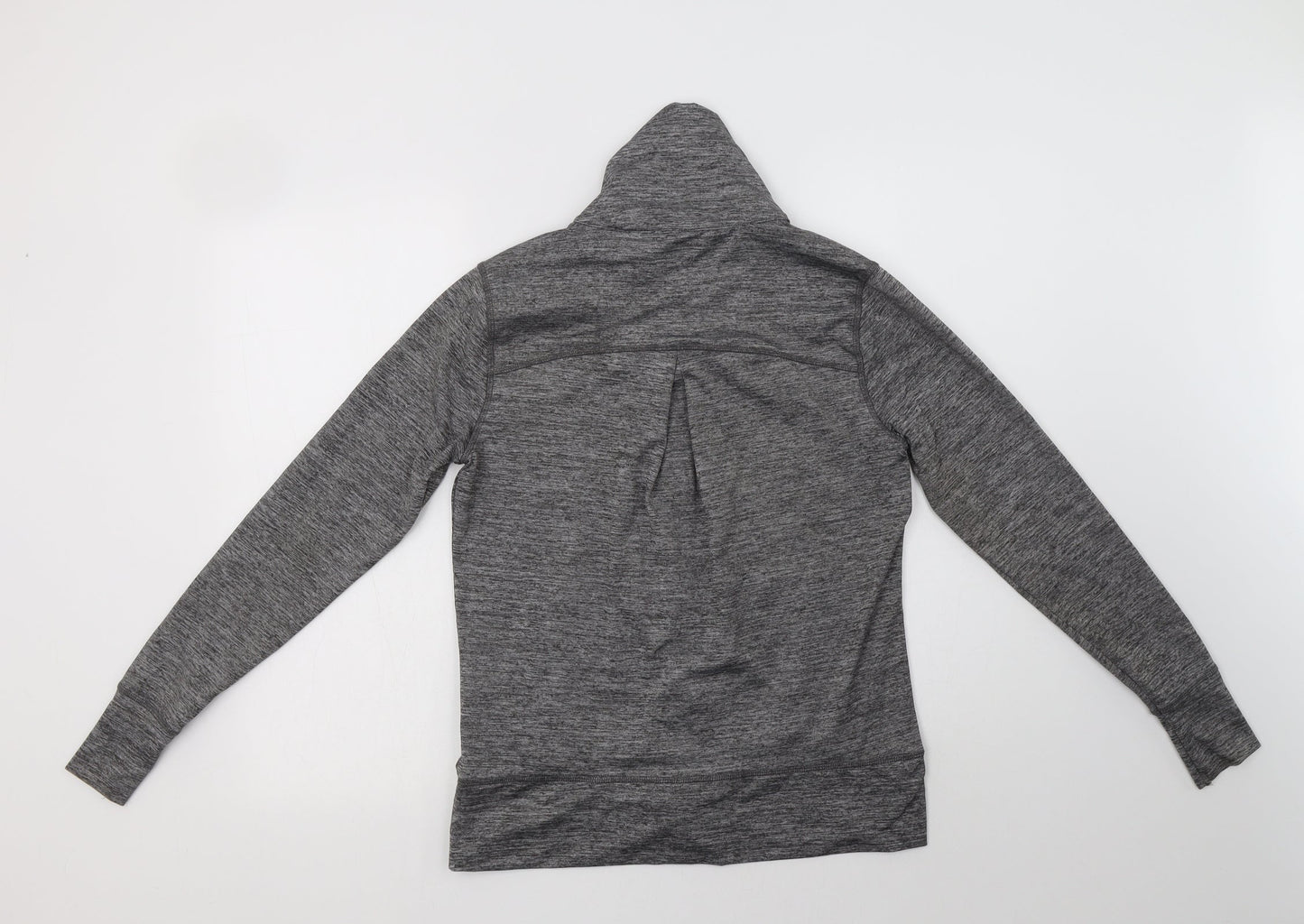F&F Womens Grey  Polyester Full Zip Sweatshirt Size M  Zip