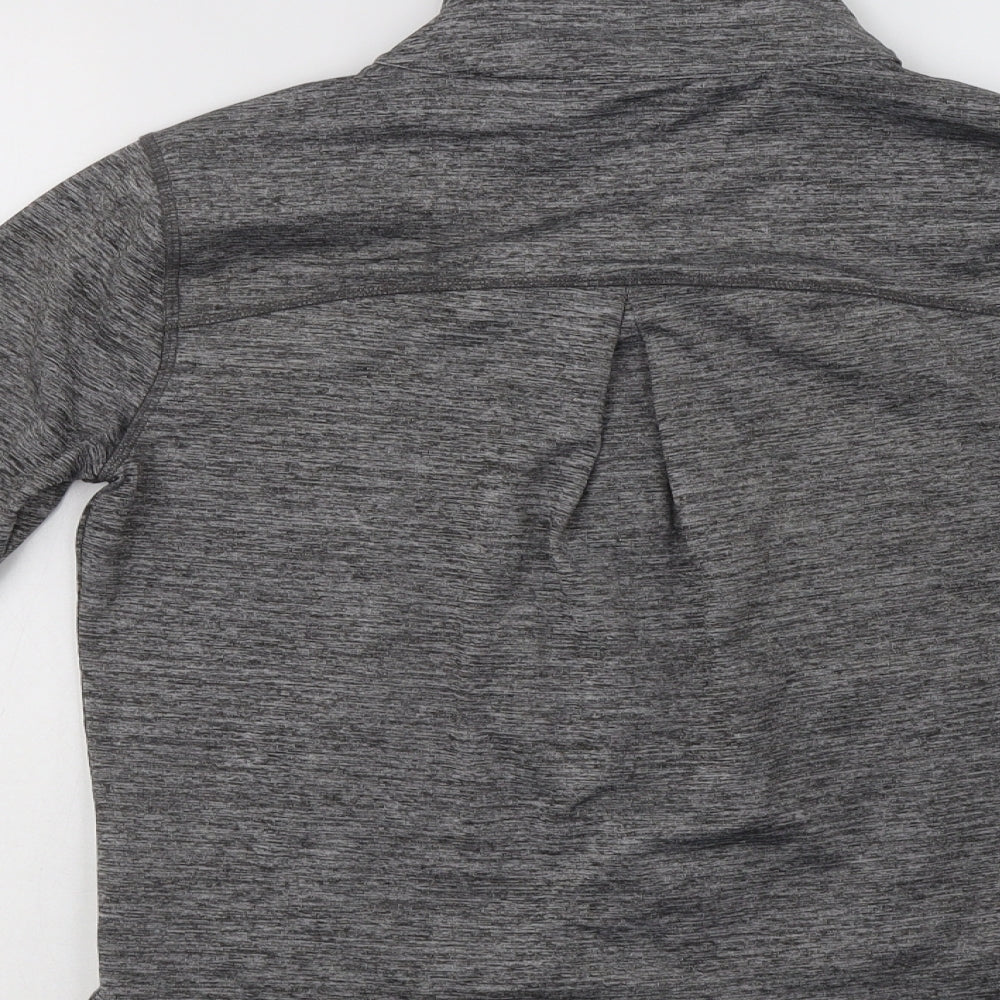 F&F Womens Grey  Polyester Full Zip Sweatshirt Size M  Zip