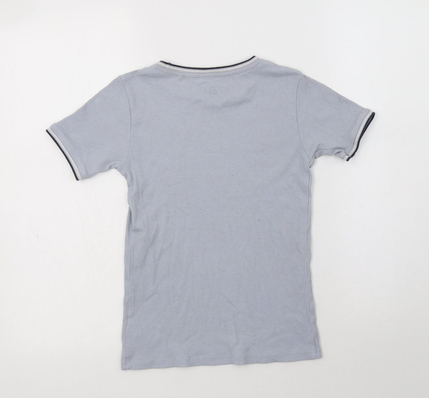 NEXT Boys Blue  Cotton Basic T-Shirt Size 9 Years Crew Neck