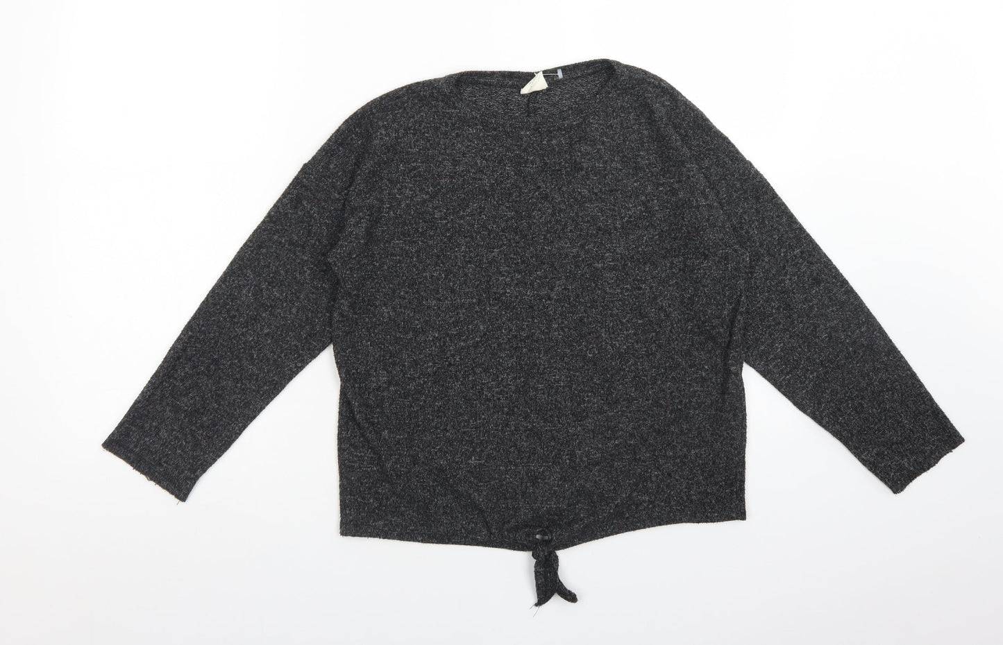 Zara Girls Grey  Polyester Pullover Sweatshirt Size 11-12 Years