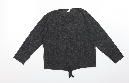 Zara Girls Grey  Polyester Pullover Sweatshirt Size 11-12 Years
