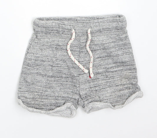 NEXT Boys Grey  Cotton Cropped Trousers Size 6-9 Months