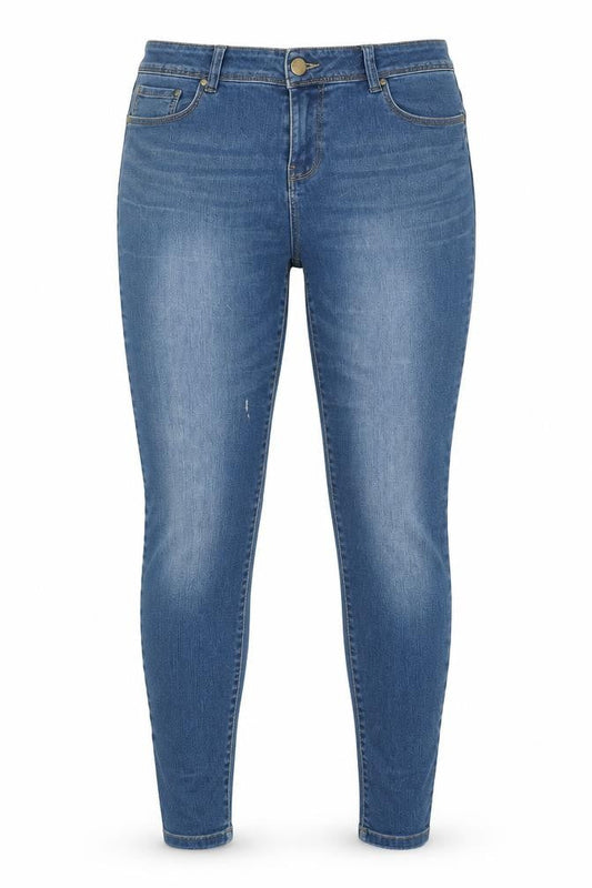 Denim Co Womens Blue  Cotton Skinny Jeans Size 12 L28 in Regular