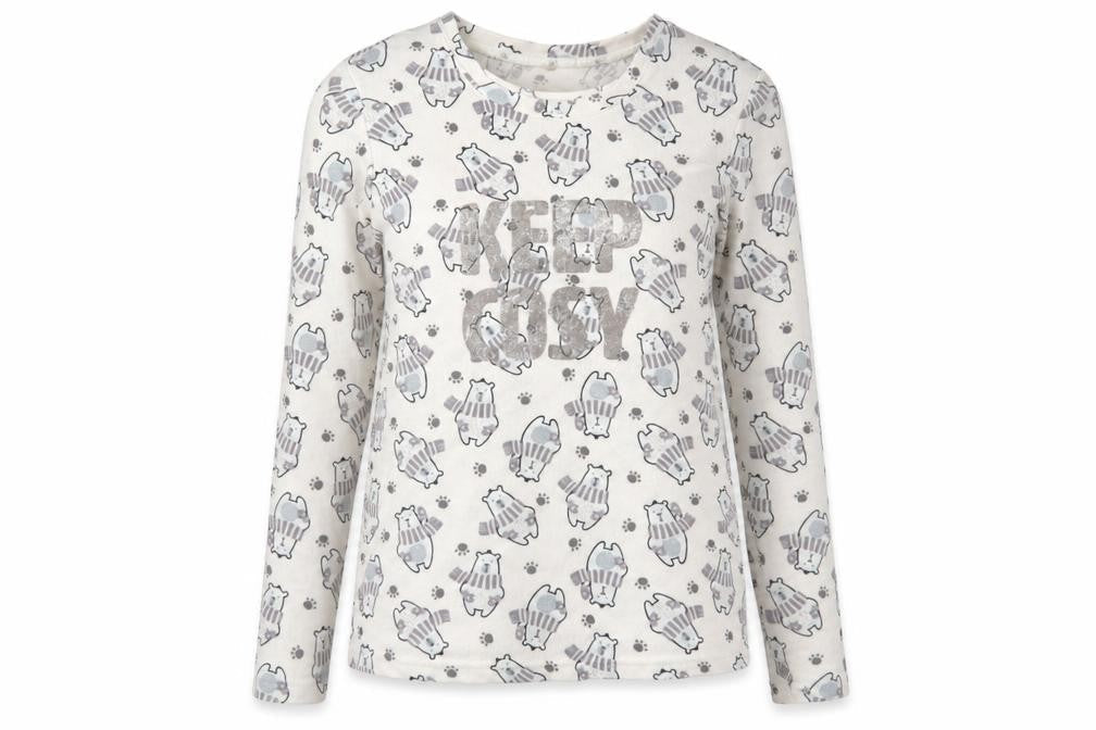 George Womens Multicoloured Animal Print Polyester Top Pyjama Top Size 8