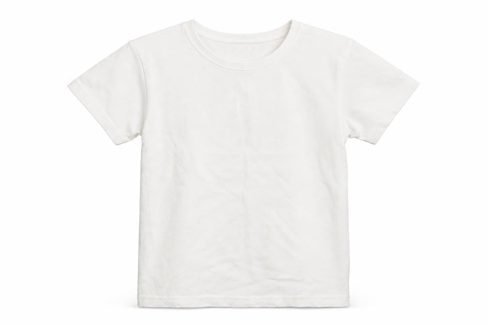 Matalan Boys White  Cotton Basic T-Shirt Size 8-9 Years Round Neck