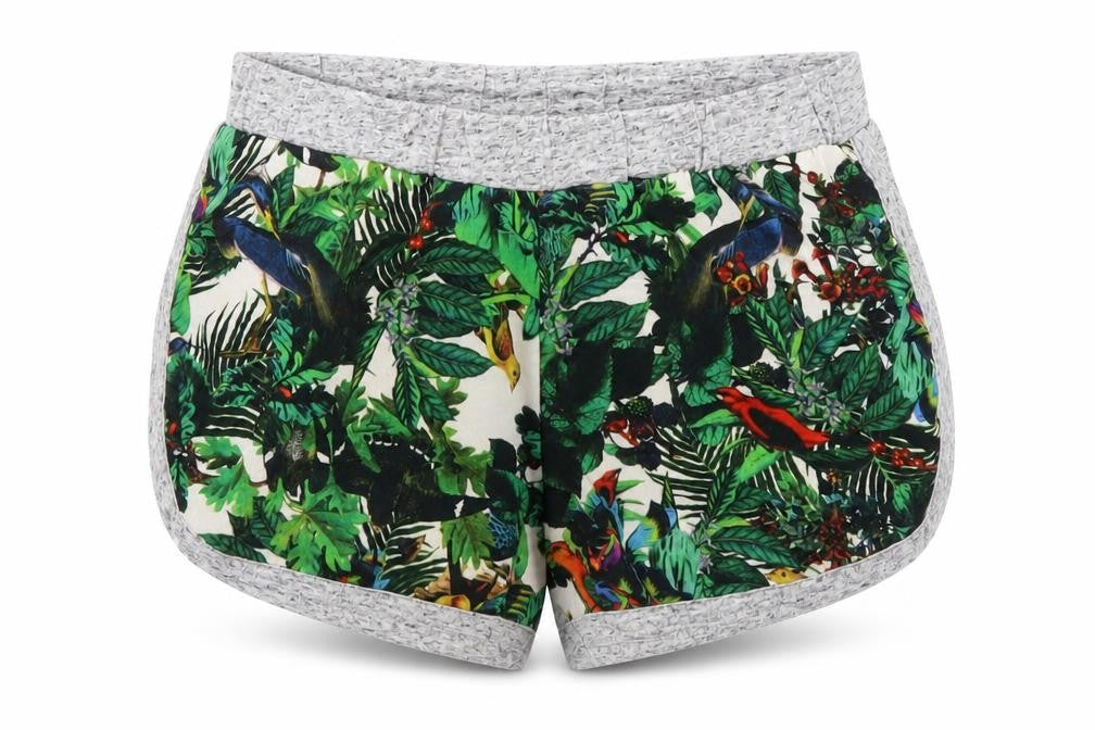 Matalan Girls Grey Floral Polyester Hot Pants Shorts Size 4 Years  Regular