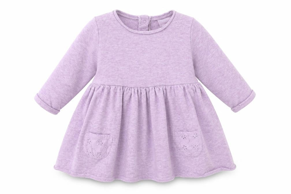 NEXT Girls Blue  Cotton A-Line  Size 6-9 Months  Round Neck