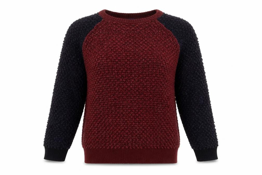 NEXT Womens Brown Round Neck  Acrylic Pullover Jumper Size 8