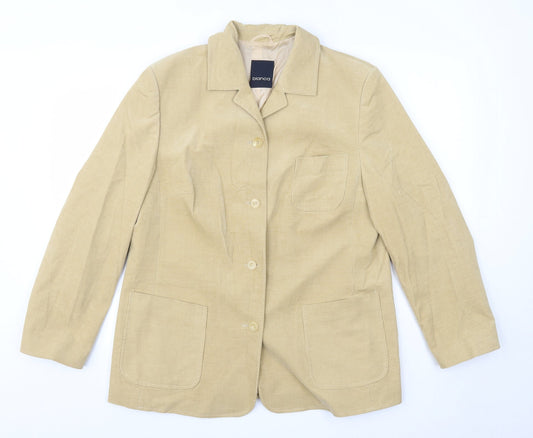 Bianca Womens Brown   Jacket Coat Size 18