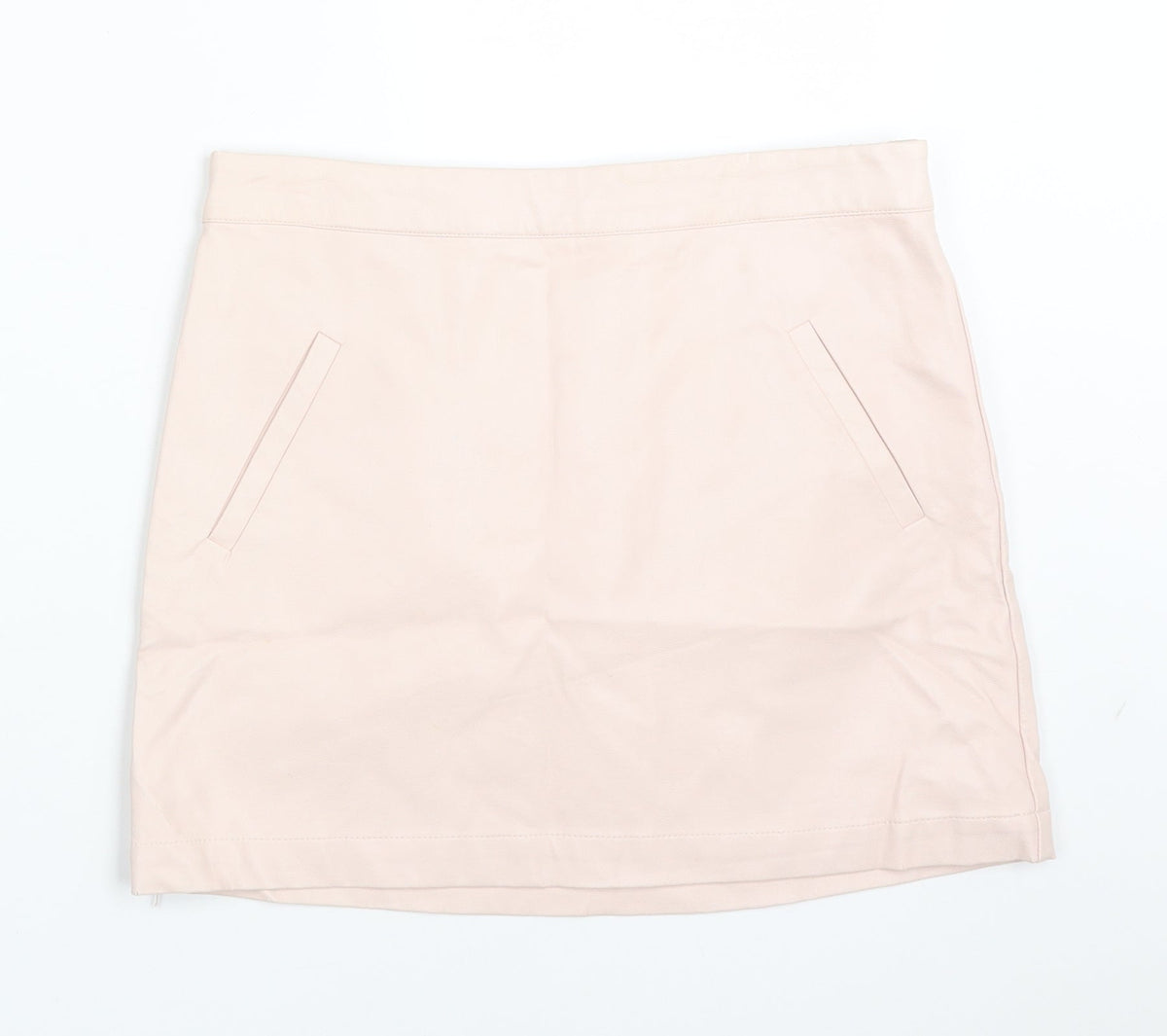 FOREVER 21 Girls Pink  Polyurethane Straight & Pencil Skirt Size 13-14 Years  Regular