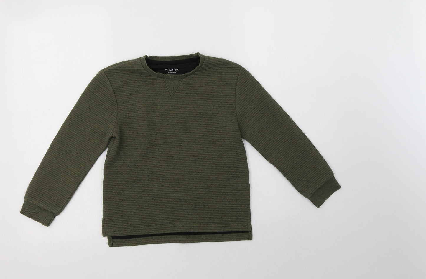 Primark Boys Green   Pullover Sweatshirt Size 6-7 Years