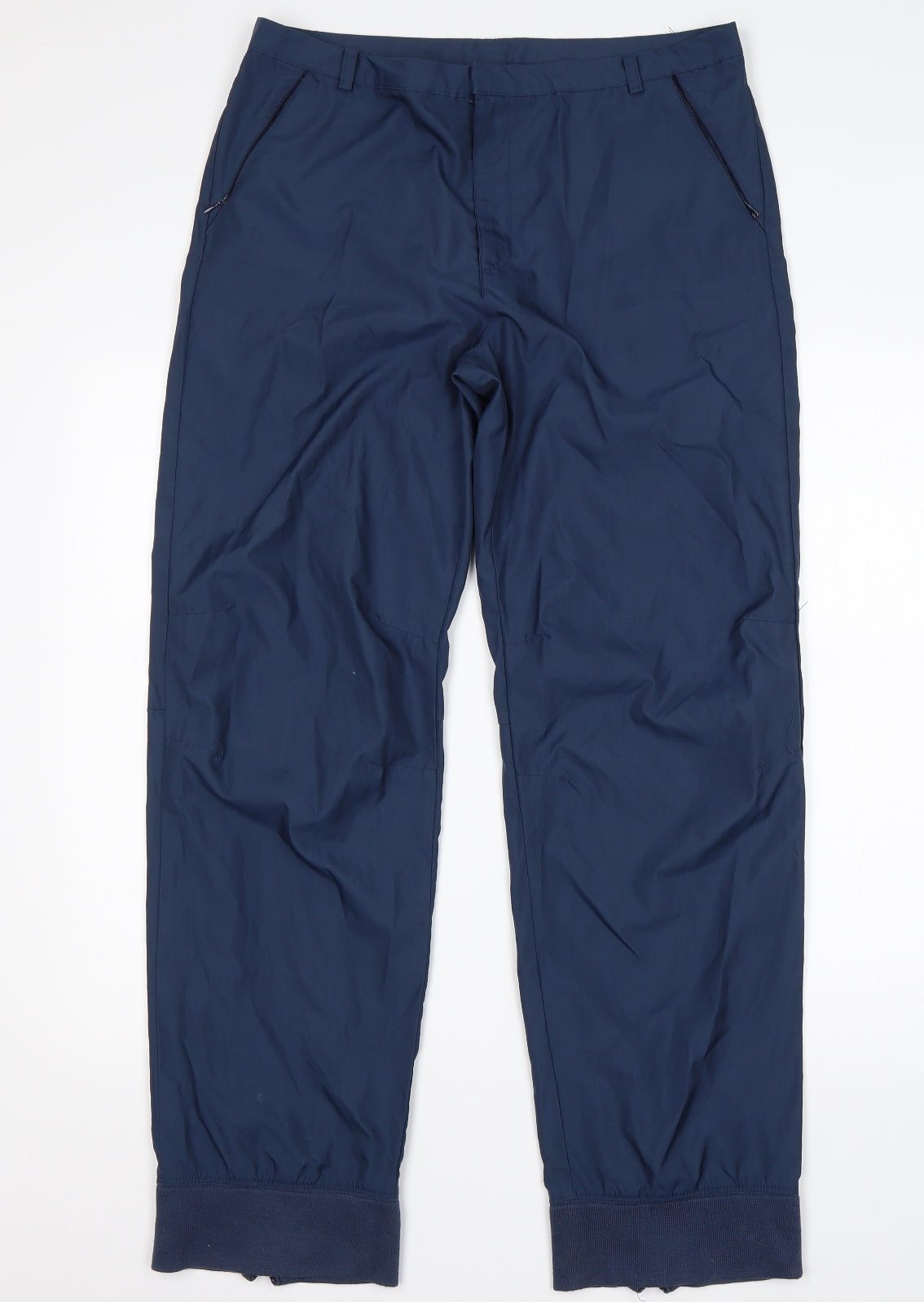 Gap Womens Black  Polyurethane Jogger Trousers Size 10 L30 in Regular