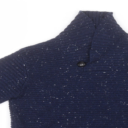 Matalan Girls Blue Roll Neck  Polyester Pullover Jumper Size 10 Years