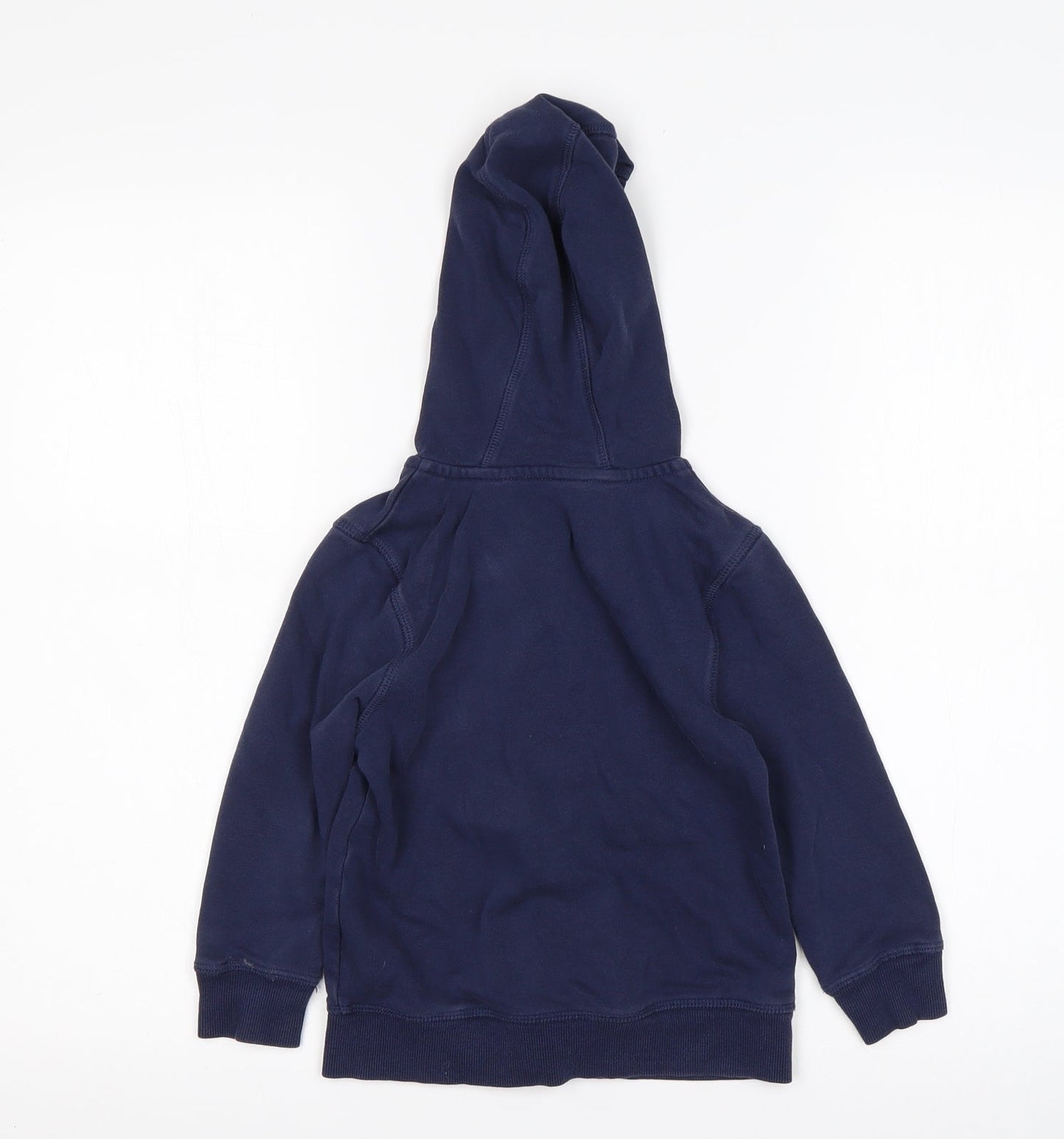 George Boys Blue  Cotton Full Zip Hoodie Size 3-4 Years