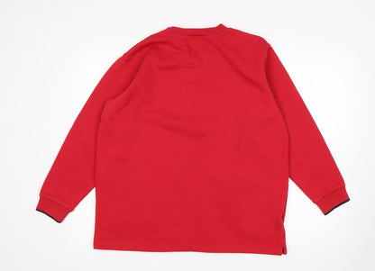 Preloved JOIE DE VIURE Womens Red  Polyester Pullover Sweatshirt Size 10 - Back